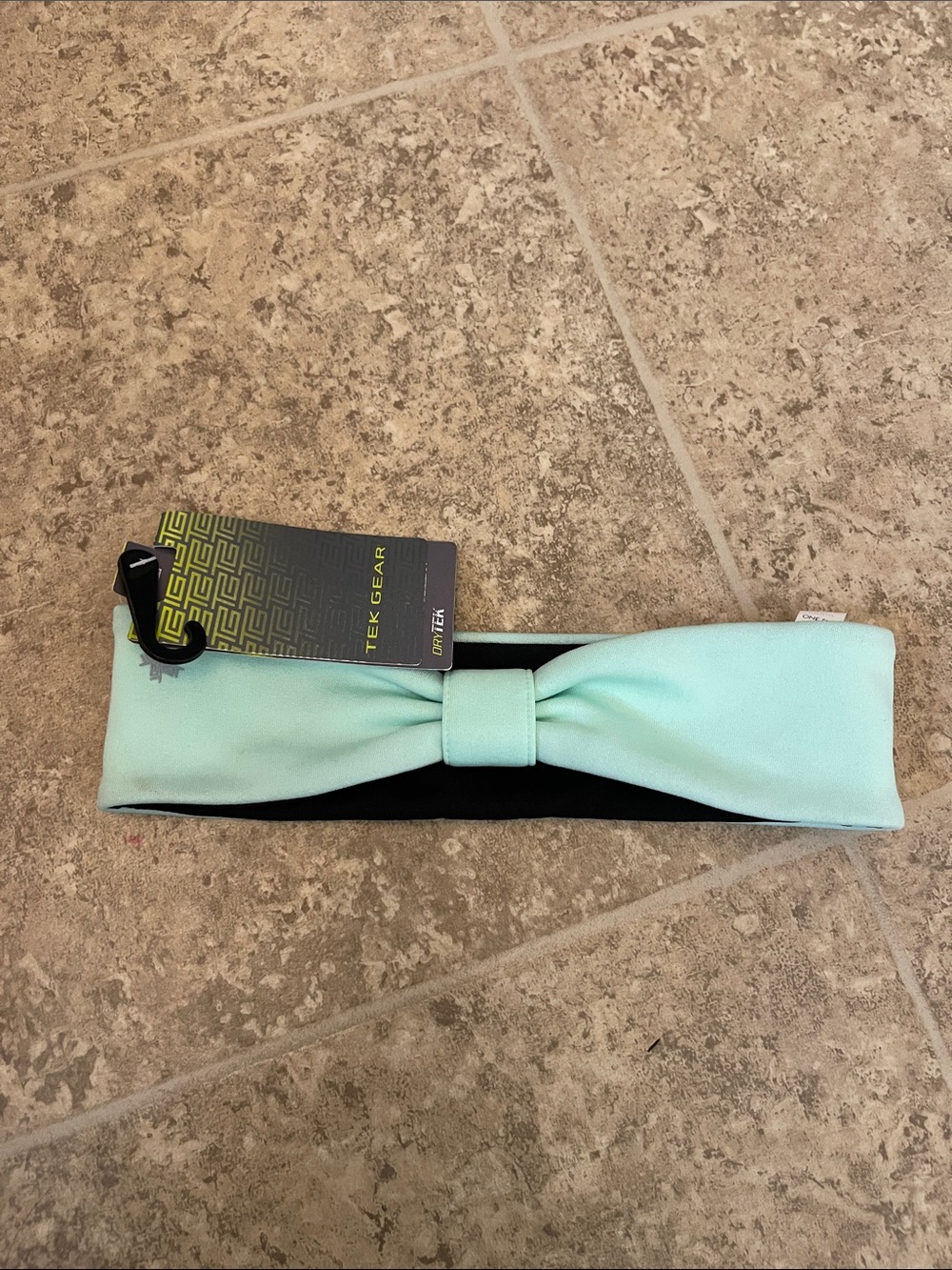 tek gear Mint Green and Black Women's Bow Headband